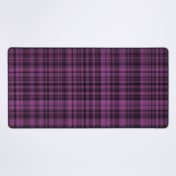 Item preview, Plaid Pattern Purple Black designed and sold by ArtbyDebbieC.