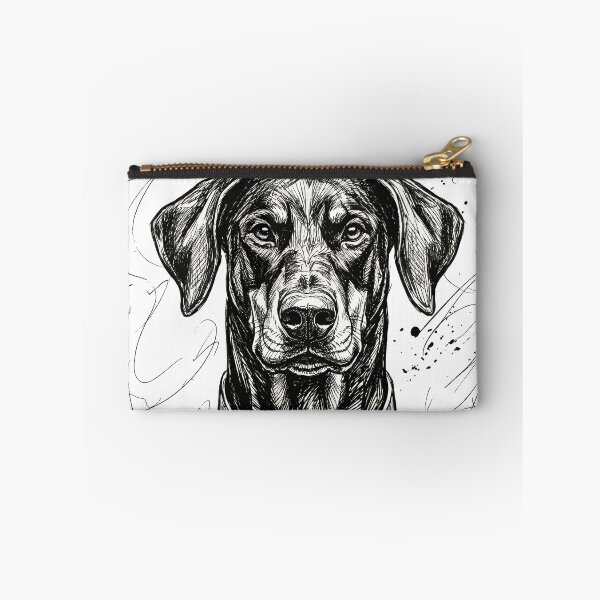 Item preview, Doberman Ink Sketch Dog Portrait designed and sold by WilliegarciaRo.