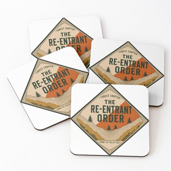 Item preview, The Re-Entrant Order Orienteering Terrain Badge designed and sold by BoosterShop.