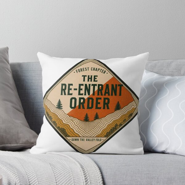 Item preview, The Re-Entrant Order Orienteering Terrain Badge designed and sold by BoosterShop.