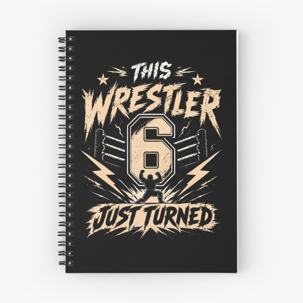 Item preview, Th Wrestling Birthday This Wrestler Just Turned Six Humor designed and sold by OddityVault.