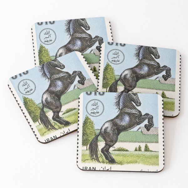 Item preview, Horses of Iran Stamp Series 313 #2 designed and sold by éléphant noir.
