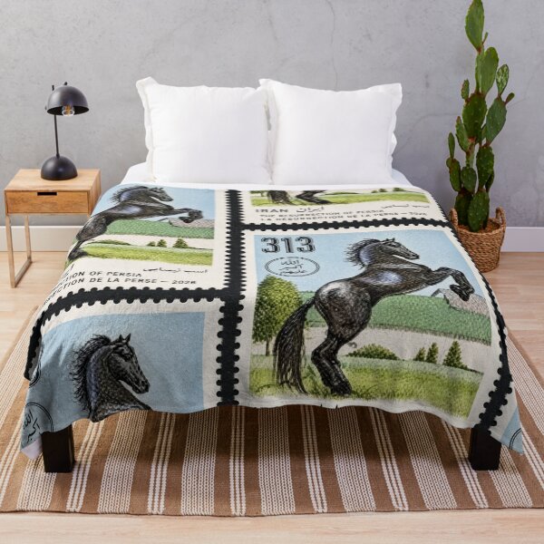 Item preview, Horses of Iran Stamp Series 313 #2 designed and sold by éléphant noir.