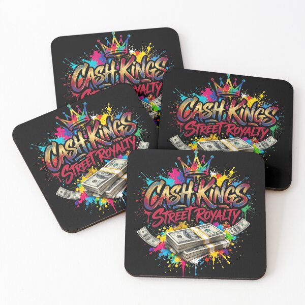Item preview, Copy of Urban Kings The Hustle - Colorful Graffiti Crowned Skull designed and sold by rich-moda.