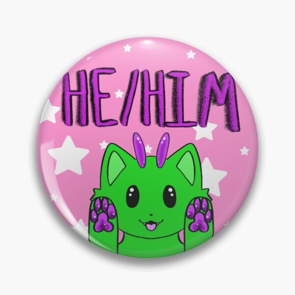 Item preview, Gleep Glorp Pronouns (He/Him) designed and sold by CoffeesCrafts.
