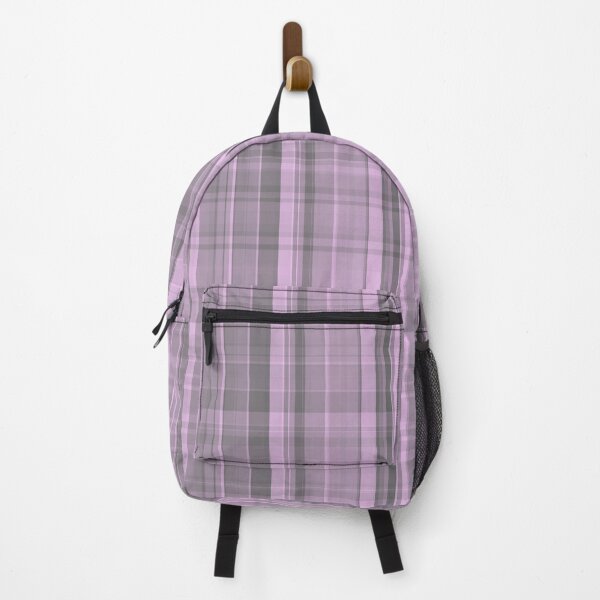 Item preview, Plaid Pattern Purple Gray designed and sold by ArtbyDebbieC.