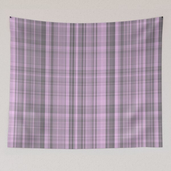 Item preview, Plaid Pattern Purple Gray designed and sold by ArtbyDebbieC.