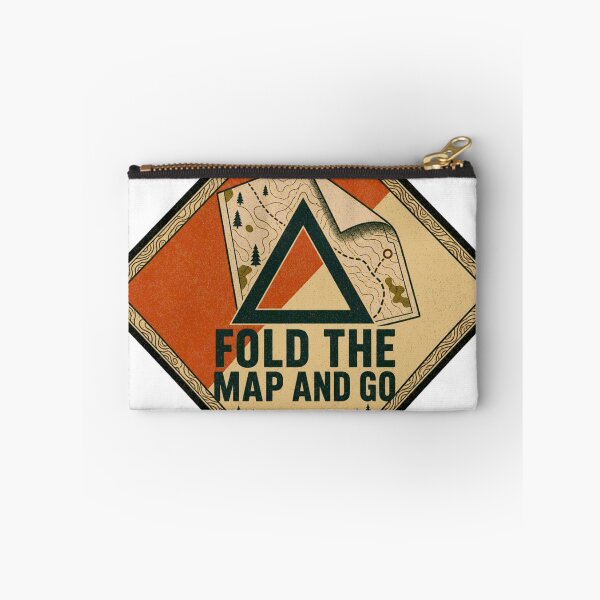 Item preview, Fold The Map And Go Starting Triangle Orienteering Badge designed and sold by BoosterShop.