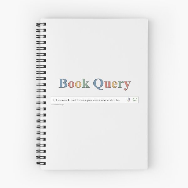 Item preview, Book Query One Lifetime Book - Funny Reading Search Bar designed and sold by JustAsmahDesign.