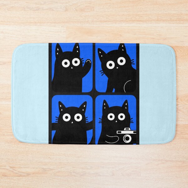 Item preview, Little Black Cat Parade designed and sold by DibujandoPorfa.