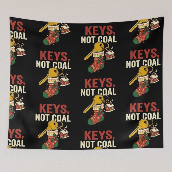 Item preview, Keys Not Coal Real Estate Agent Realtor Christmas Holiday Design designed and sold by 519xdesign.
