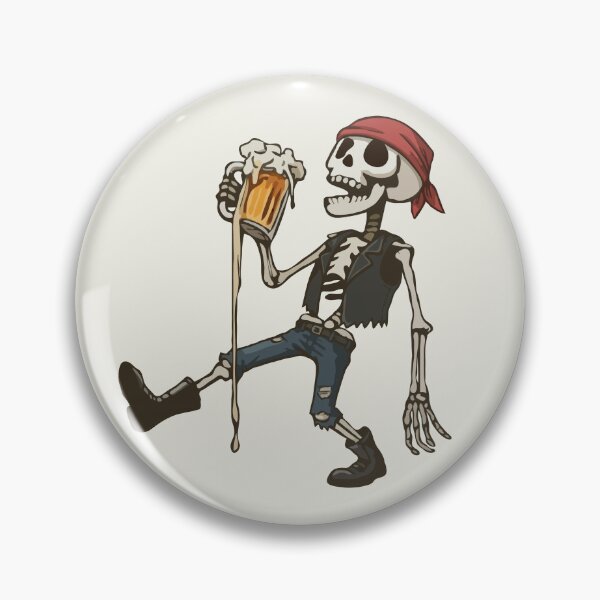 Item preview, Drunk Pirate Skeleton  designed and sold by Gkinoki.