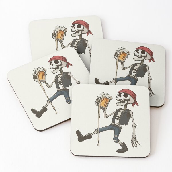 Item preview, Drunk Pirate Skeleton  designed and sold by Gkinoki.