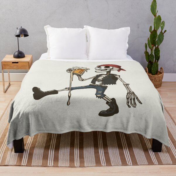 Item preview, Drunk Pirate Skeleton designed and sold by Gkinoki.