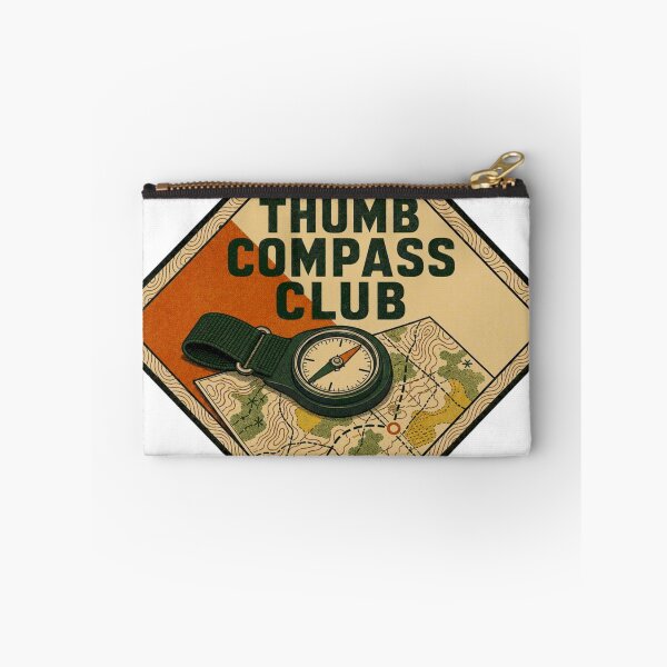 Item preview, Thumb Compass Club Orienteering Equipment Badges designed and sold by BoosterShop.