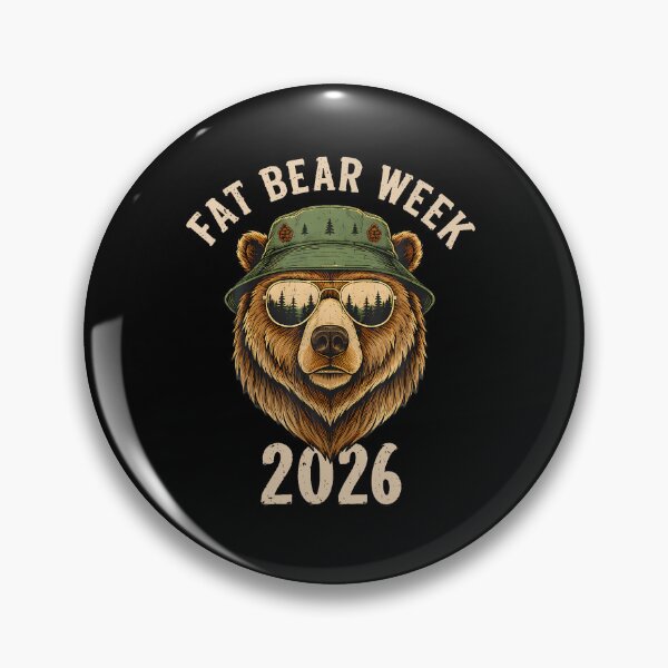 Item preview, Fat Bear Week 20Retro Bear Sunglasses Nature Lover designed and sold by OddityVault.