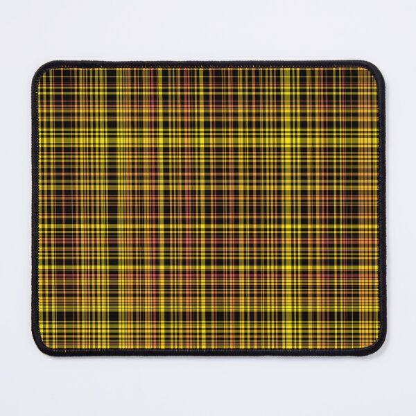 Item preview, Plaid Pattern Yellow Orange black designed and sold by ArtbyDebbieC.
