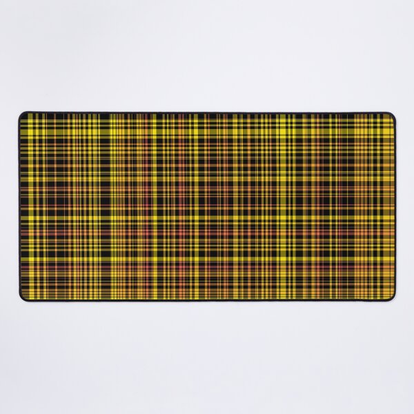 Item preview, Plaid Pattern Yellow Orange black designed and sold by ArtbyDebbieC.