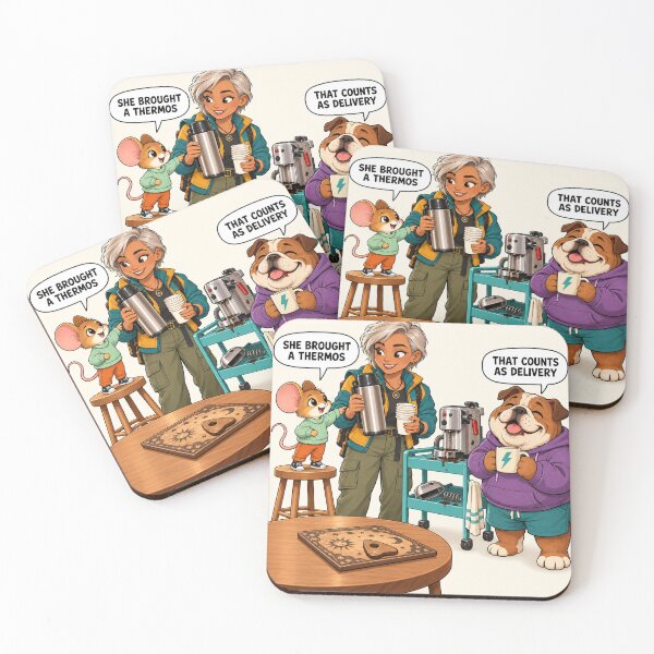 Item preview, Thermos Delivery Coffee Comic designed and sold by SAS-Designer.