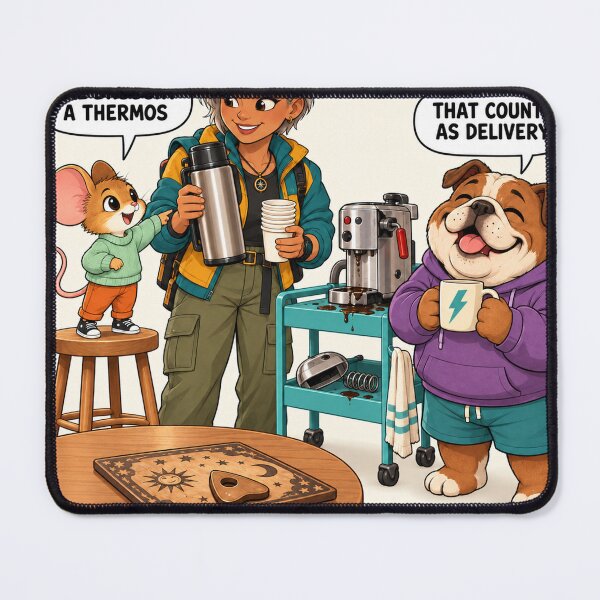 Item preview, Thermos Delivery Coffee Comic designed and sold by SAS-Designer.