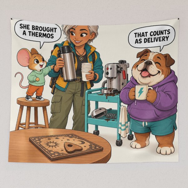 Item preview, Thermos Delivery Coffee Comic designed and sold by SAS-Designer.
