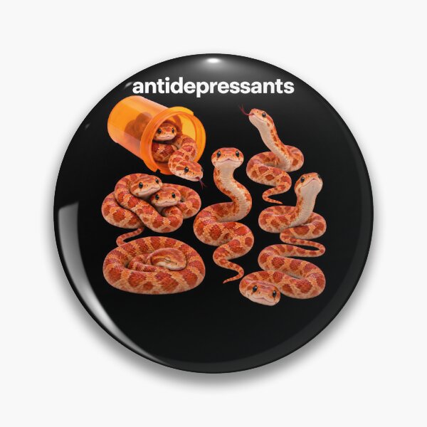 Item preview, Antidepressants Snakes In A Prescription Bottle Funny Snake designed and sold by LouiseMcShop.