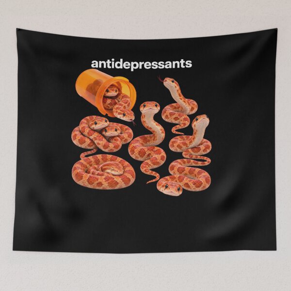 Item preview, Antidepressants Snakes In A Prescription Bottle Funny Snake designed and sold by LouiseMcShop.