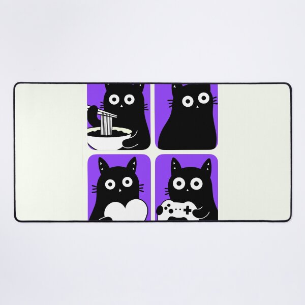 Item preview, Black Cats in Every Square designed and sold by DibujandoPorfa.