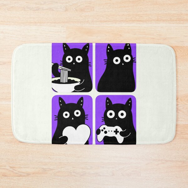 Item preview, Black Cats in Every Square designed and sold by DibujandoPorfa.