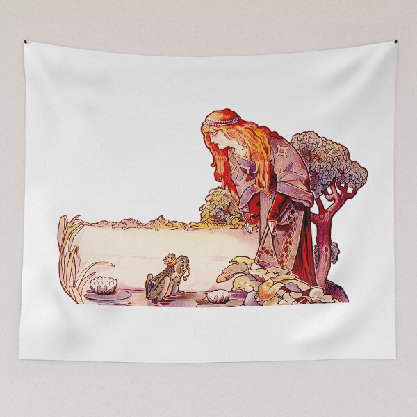 Item preview, The Princess and the Frog - artist unknown, circa 1890-1900 designed and sold by Hedrin.