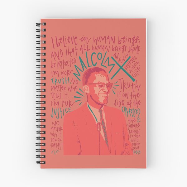 Artikelvorschau, Porträt von Malcolm X, Bürgerrechtler entworfen und verkauft von emilyvpcreates.