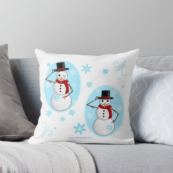 Item preview, Two Snowmen one winking designed and sold by Inkhornmedia.