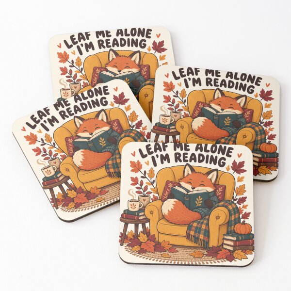 Item preview, Fox Reading Leaf Me Alone Im Reading designed and sold by SAS-Designer.