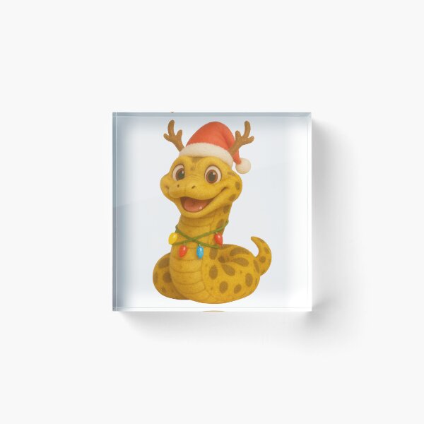 Item preview, Yellow Anaconda Christmas Antlers designed and sold by Sillytoe.