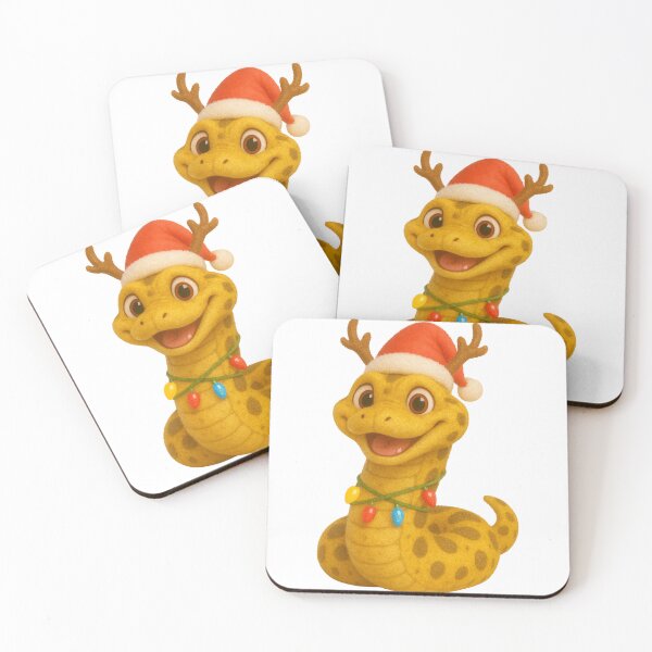 Item preview, Yellow Anaconda Christmas Antlers designed and sold by Sillytoe.
