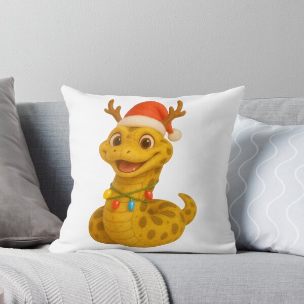 Item preview, Yellow Anaconda Christmas Antlers designed and sold by Sillytoe.