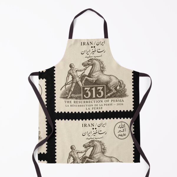 Item preview, Horses of Iran Stamp Series 313 #4 designed and sold by éléphant noir.