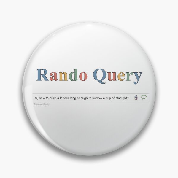 Item preview, Title: Rando Query Borrowing Starlight Whimsical Search Bar designed and sold by JustAsmahDesign.
