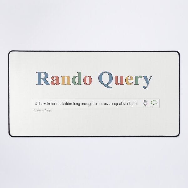 Item preview, Title: Rando Query Borrowing Starlight Whimsical Search Bar designed and sold by JustAsmahDesign.