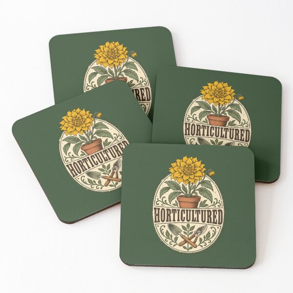 Item preview, Horticultured Rustic Dahlia Garden Emblem designed and sold by Numerous-Niches.