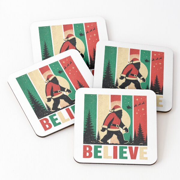 Item preview, Bigfoot Santa Believe Christmas designed and sold by SpEnMa-Holidays.