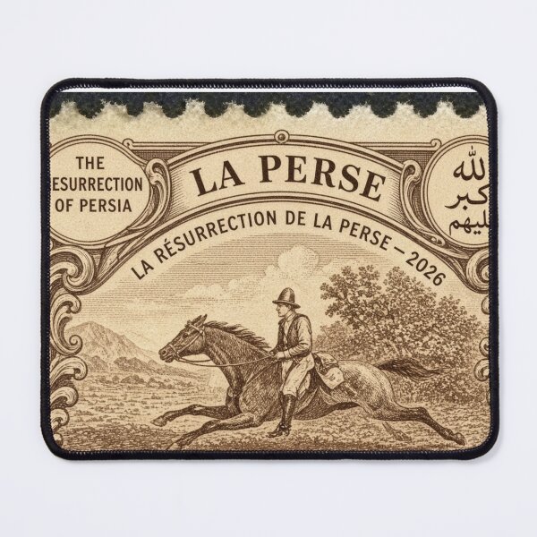 Item preview, Horses of Iran Stamp Series 313 #6 designed and sold by éléphant noir.