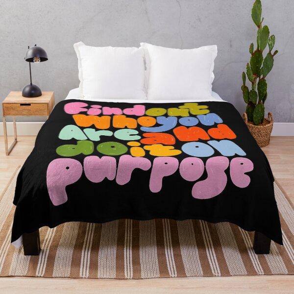 Item preview, Find Out Who You Are And Do It On Purpose Groovy designed and sold by Chromatic-Cubes.