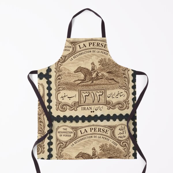 Item preview, Horses of Iran Stamp Series 313 #6 designed and sold by éléphant noir.