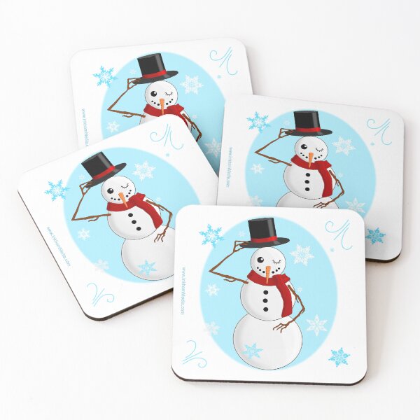Item preview, Snowman winking designed and sold by Inkhornmedia.