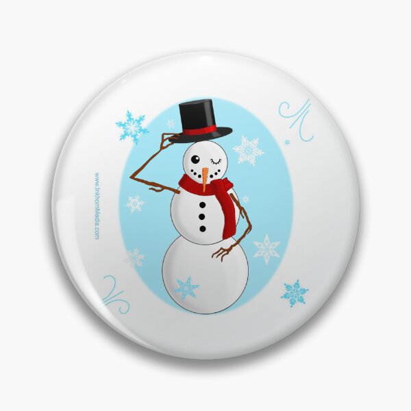 Item preview, Snowman winking designed and sold by Inkhornmedia.