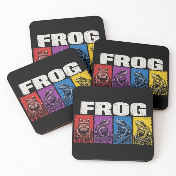 Item preview, FROG Pop Art Four Panel Distressed Tee designed and sold by GSideArtStore.