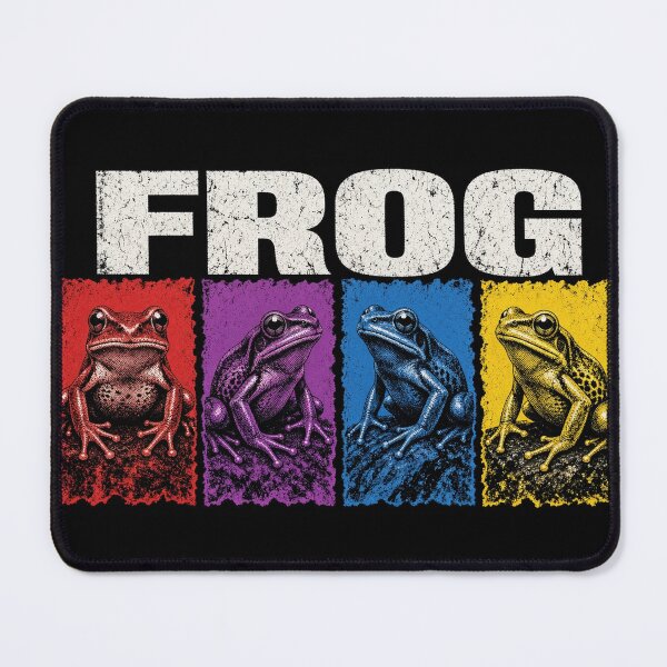 Item preview, FROG Pop Art Four Panel Distressed Tee designed and sold by GSideArtStore.
