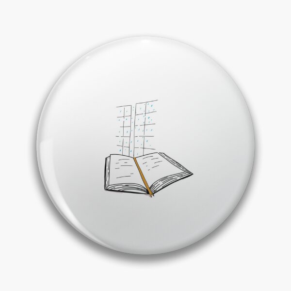 Item preview, Rainy Reading – Minimal Reading Illustration designed and sold by LluviaStudio.