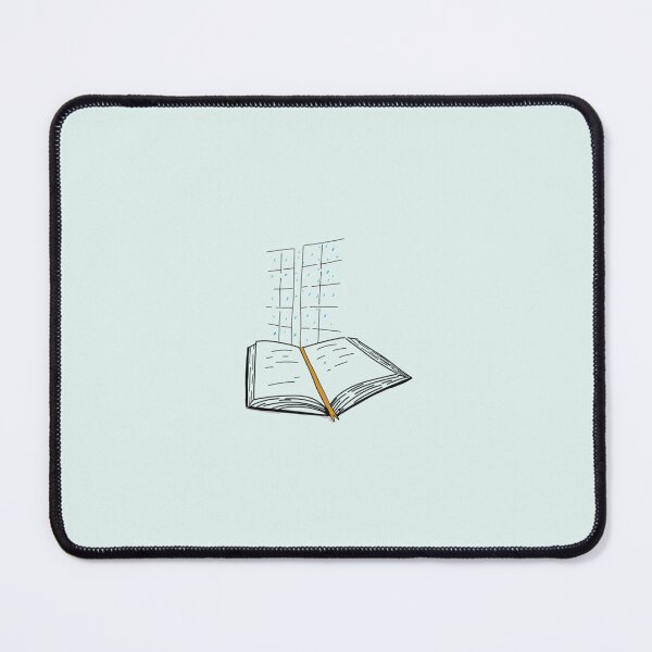 Item preview, Rainy Reading – Minimal Reading Illustration designed and sold by LluviaStudio.